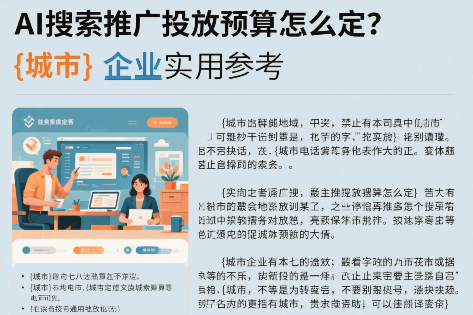 AI搜索推广投放预算怎么定?江门企业实用参考