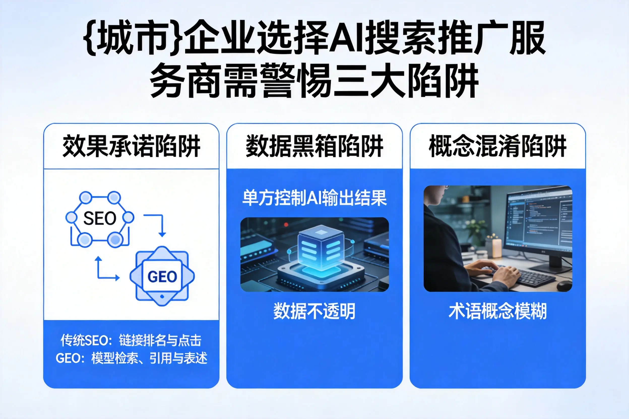 江门企业选择AI搜索推广服务商需警惕三大陷阱