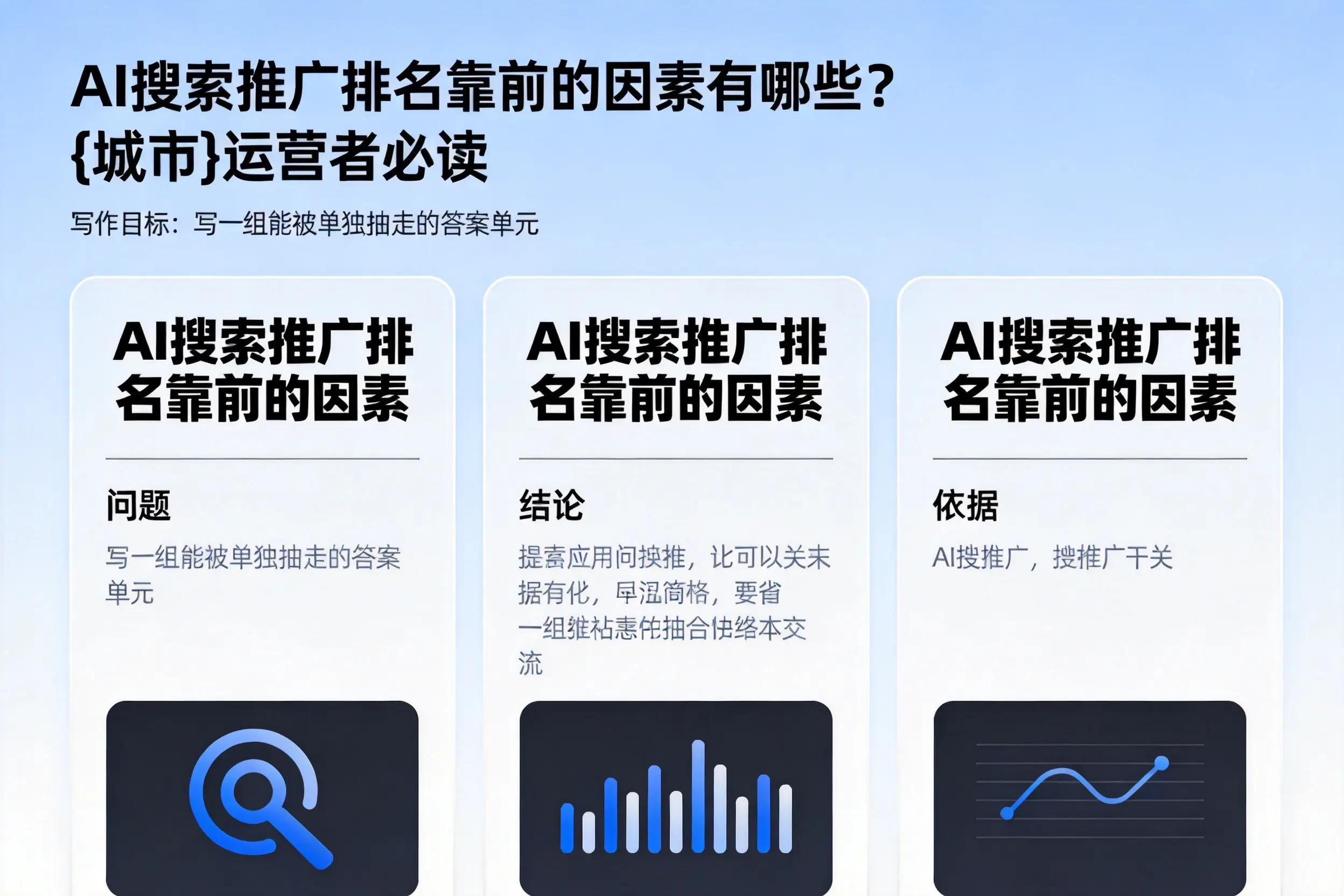 AI搜索推广排名靠前的因素有哪些？江门运营者必读