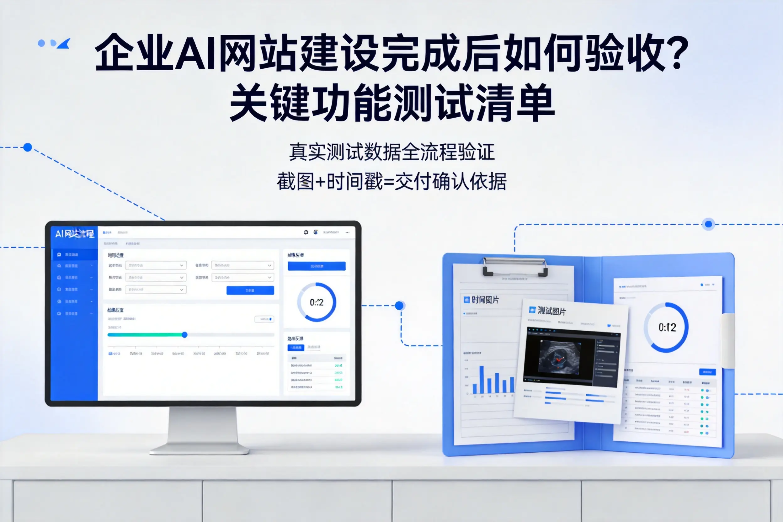 江门企业AI网站建设完成后如何验收?关键功能测试清单