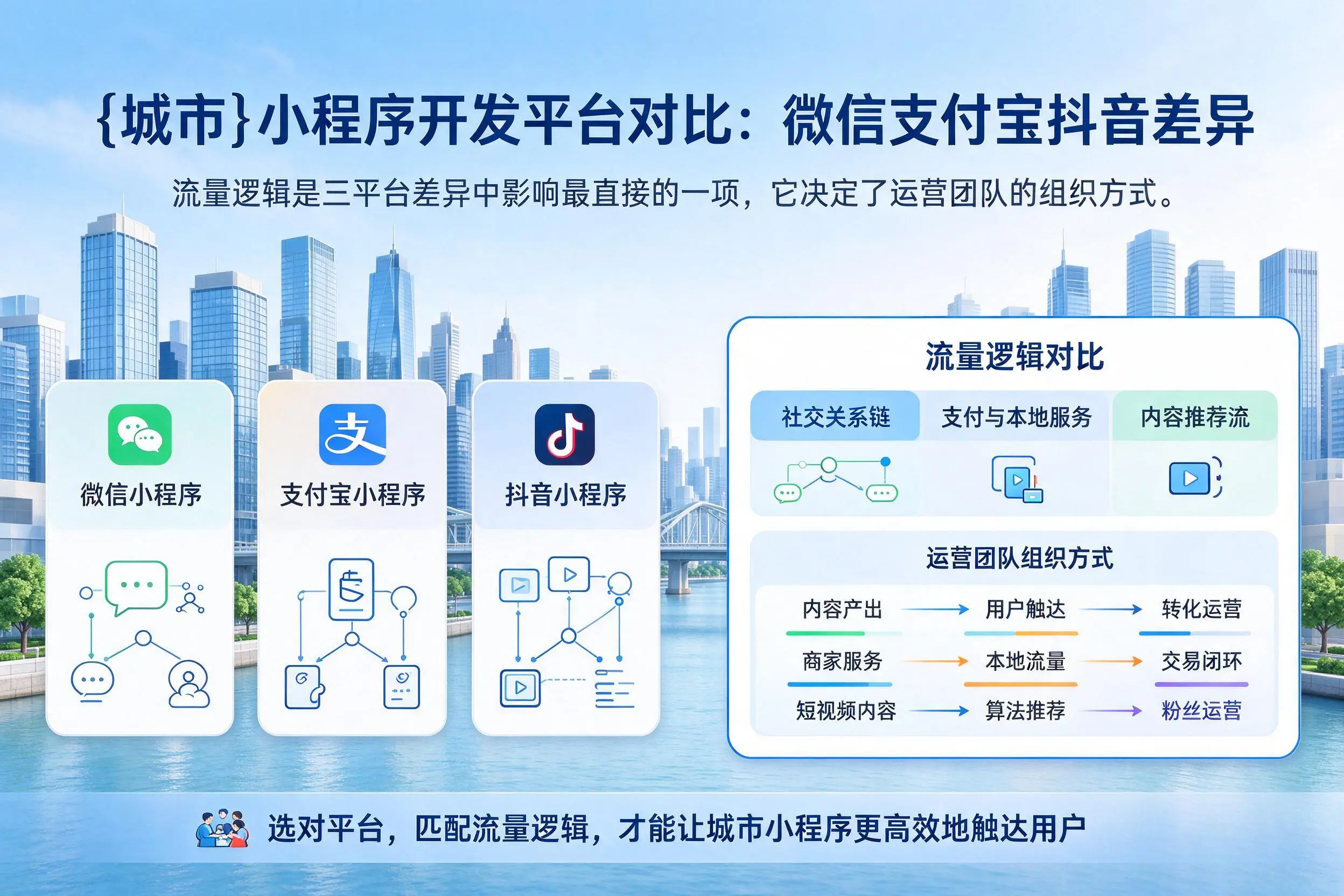 江门小程序开发平台对比：微信支付宝抖音差异