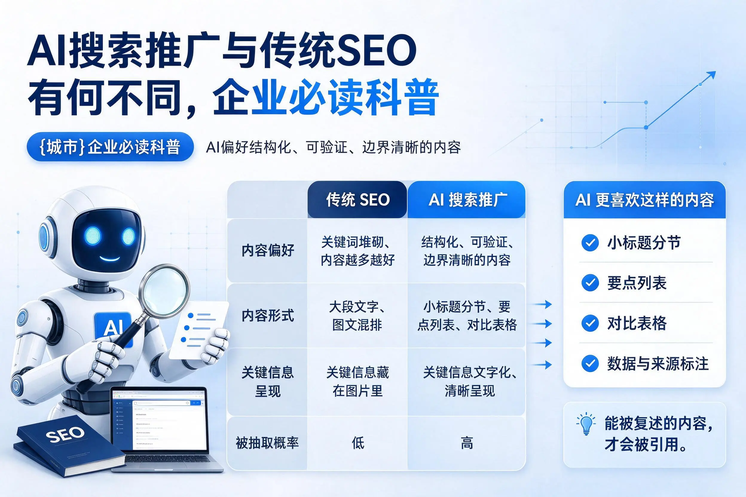AI搜索推广与传统SEO有何不同，江门企业必读科普